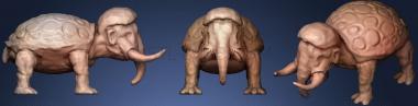 3D model Woolly Tortoodon (STL)